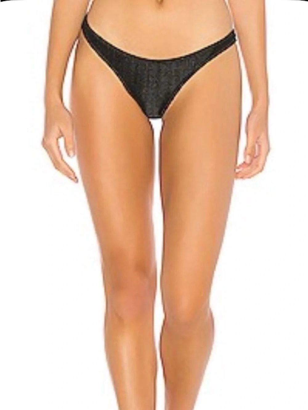 Frankie's Bikinis Black Bikini Bottoms (S)